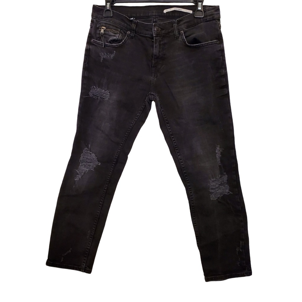 Zara Relaxed Fit Medium Rise Jeans